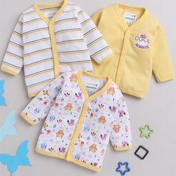 BUMZEE Infants Girls Pack Of 3 Cotton Jablas-12
