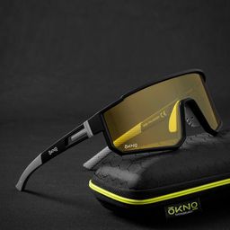 OKNO Unisex Rectangle Sunglasses with Polarised Lens OKNORykerFKC2-4