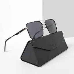 Voyage Unisex Wayfarer Sunglasses with Polarised and UV Protected Lens-VY221013PMG5310-10