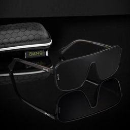 Eyewearlabs Unisex Rectangle Sunglasses with Polarised Lens ELOKRyftJFC3-9