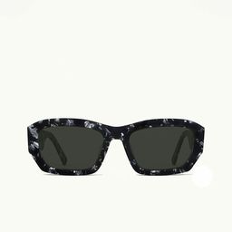 MARJO EYEWEAR Rectangle Acetate Sunglasses with Polarised and UV Protected Lens-image-45