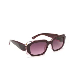IDEE Women Rectangle Sunglasses with UV Protected Lens IDS3113C3SG-image-10