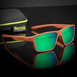 OKNO Unisex Rectangle Sunglasses With Polarised Lens OKNONorgFKC3-1