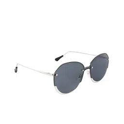 GIORDANO Women Grey Lens & Black Round Sunglasses with Polarised Lens-image-31