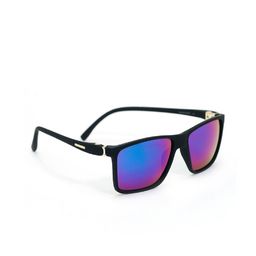 SUNNIES Unisex Mirrored Lens & Black Rectangle Sunglasses with UV Protected Lens-22