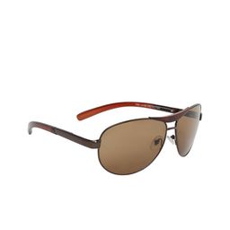 SCAGLIA Unisex Brown Lens & Brown Aviator Sunglasses - RED-BOX_BROWN_SCG-2