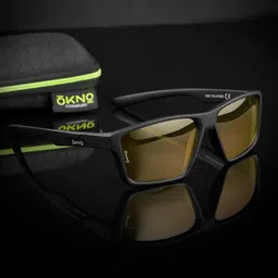 OKNO Unisex Rectangle Sunglasses with Polarised and UV Protected Lens OKNorgFKC2-17