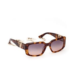 GUESS Unisex Rectangle Sunglass With UV Protected Lens GUS78915352BSG-0