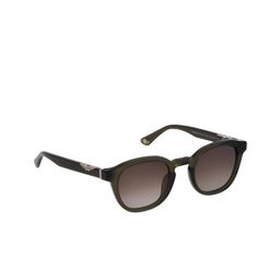Police Men Square Sunglasses with UV Protected Lens SPLL82K502GNSG-86
