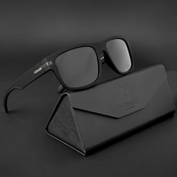 Voyage Unisex Wayfarer Sunglasses with Polarised and UV Protected Lens-VY221004PMG5251-14