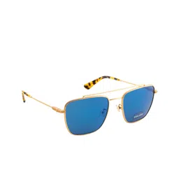 Police Men Square Sunglasses with UV Protected Lens SPLN38K56300BSG-79