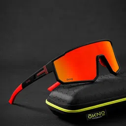 Eyewearlabs Unisex Rectangle Sunglasses with Polarised Lens ELOKRykerFKC3-17