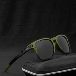Eyewearlabs Unisex Square Sunglass Polarised & UV Protected Lens ELCEnfieldGreenSC1EL1144-30