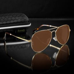 OKNO Unisex Aviator Sunglasses with Polarised Lens OKNOJinSntC2-39