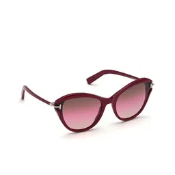 Tom Ford Women Cateye Sunglasses with UV Protected Lens-image-60