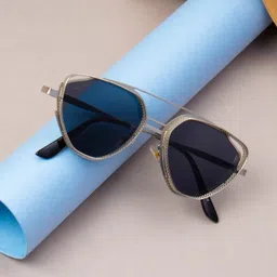 Ted Smith Unisex Aviator Sunglasses with UV Protected Lens DEVIL_C8-image-44