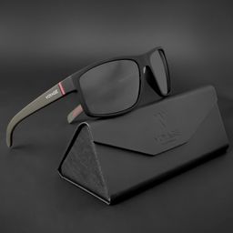 Voyage Unisex Wayfarer Sunglasses with Polarised and UV Protected Lens-VY221005PMG5252-15