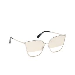 Tom Ford Women Grey Lens & Silver-Toned Square Sunglasses - FT0653 59 18C-Grey-image-47