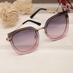 MARC LOUIS Women Butterfly Sunglasses With UV Protected Lens ML B80-345-90