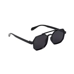 SCAGLIA Unisex Aviator Sunglasses with UV Protected Lens SCG_11064_BLK-17