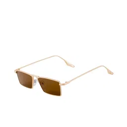 The Tinted Story Unisex Rectangle Sunglasses with UV Protected Lens-TTS513 BR-39