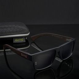 OKNO Unisex Rectangle Sunglasses with Polarised and UV Protected Lens OKAsherWDC1-image-45