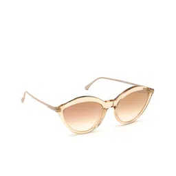 Tom Ford Women Brown Lens & Brown Cateye Sunglasses - FT0663 57 45G-Brown-image-99