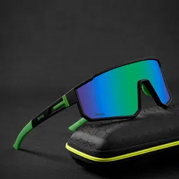 OKNO Ryker Unisex Rectangle Sunglasses with Polarised Lens OKRykerFKC4-2