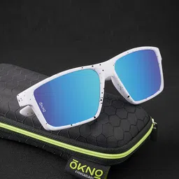 OKNO Unisex Rectangle Sunglasses with Polarised and UV Protected Lens OKNONorgFKC10-3