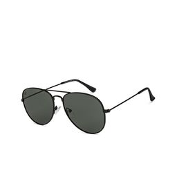 Vincent Chase Unisex Grey Lens & Black Aviator Sunglasses with Polarised Lens-23