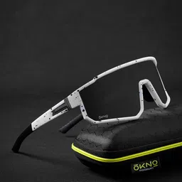 OKNO Ryker Unisex Shield Sunglasses with Polarised Lens OKRykerFKC8-46