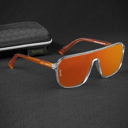 Eyewearlabs Unisex Rectangle Sunglasses With Polarised Lens ELOKRyftJFC5-77