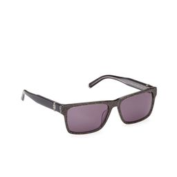 GUESS Unisex Rectangle Sunglasses with UV Protected Lens GUS000745505ASG-37
