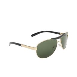 GARTH Unisex Green Lens & Gold-Toned Aviator Sunglasses with UV Protected Lens-32