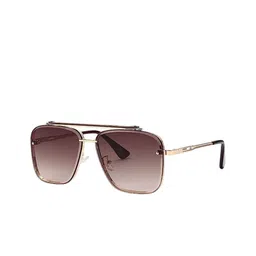 RICH CLUB Unisex Square Sunglasses with Polarised Lens-picture-3