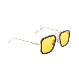 CRIBA Full Rim Square Sunglasses with UV Protected Lens VCR_YLW_TONY-48