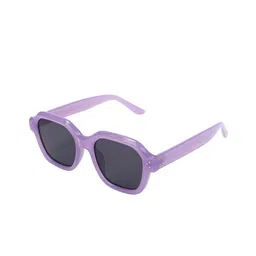HASHTAG EYEWEAR Unisex Square Sunglasses with UV Protected Lens 86612-C2-15