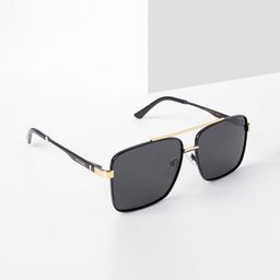 Voyage Unisex Square Sunglasses with Polarised and UV Protected Lens VY221012PMG5305-16