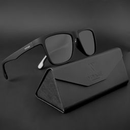 Voyage Unisex Square Sunglasses with Polarised and UV Protected Lens-VY221007PMG5254-15