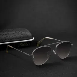 Eyewearlabs Luca Unisex Aviator Sunglasses with Polarised Lens ELOKLucaSntC3-84