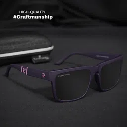 Eyewearlabs Unisex Wayfarer Sunglasses with Polarised Lens-54