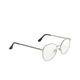 GARTH Unisex Clear Lens & Gunmetal-Toned Sunglasses with UV Protected Lens HEXA_NIK_GRT-9