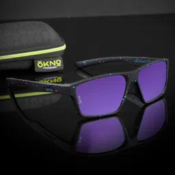Eyewearlabs NORG Unisex Rectangle Sunglasses with Polarised Lens ELOKNorgFKC5-93