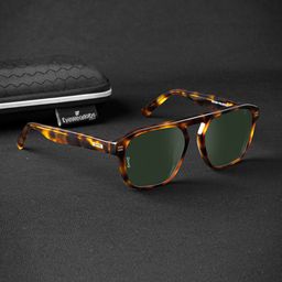 Eyewearlabs Unisex Square Sunglasses With Polarised Lens ELOKRayneMBC5-0