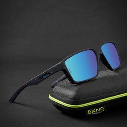 OKNO Unisex Rectangle Sunglasses With Polarised Lens OKNONorgFKC7-35