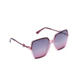 HASHTAG EYEWEAR Women Square Sunglasses with Polarised and UV Protected Lens TT-8223 RED-15