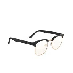 GARTH Unisex Clear Lens & Black Wayfarer Sunglasses with UV Protected Lens-17