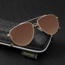 OKNO Unisex Oval Sunglasses With Polarised Lens OKRenSntC1-8