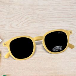 Kool Kidz Kids Round Sunglasses with Polarised and UV Protected Lens-KKSP 6-114 YL-image-24