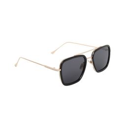 CRIBA Full Rim Square Sunglasses with UV Protected Lens VCR_G-BLK_TONY-23